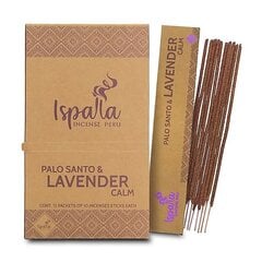 Palo Santo suitsukkeet Lavender Calm, Ispalla, 10 kpl. hinta ja tiedot | Huonetuoksut | hobbyhall.fi