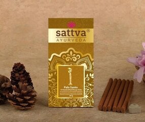 Paksut suitsukkeet Palo Santo Dhoop, Sattva Ayurveda, 20g hinta ja tiedot | Huonetuoksut | hobbyhall.fi