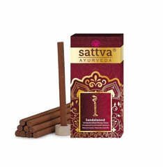 Paksut suitsukkeet Sandalwood Dhoop, Sattva Ayurveda, 20g hinta ja tiedot | Huonetuoksut | hobbyhall.fi