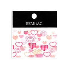 Semilac Siirtokalvo 26 Pink Heart hinta ja tiedot | Manikyyri- ja pedikyyritarvikkeet | hobbyhall.fi