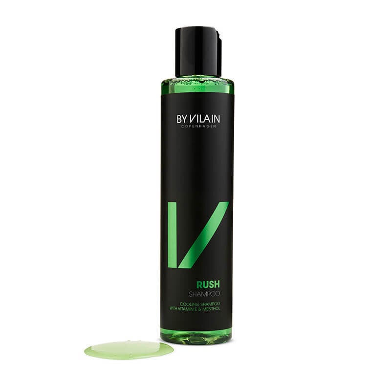 BY VILAIN Rush vahvistava shampoo hiuksille E-vitamiinilla ja mentolilla, 200 ml hinta ja tiedot | Shampoot | hobbyhall.fi