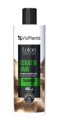 VisPlantis hiustenhoito shampoo keratiinilla, 400 ml hinta ja tiedot | Shampoot | hobbyhall.fi