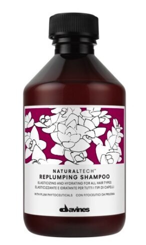 Davines NaturalTech Replumping Hiustenhoito shampoo - Volyymia ja Itsevarmuutta Hiuksillesi, 250 ml hinta ja tiedot | Shampoot | hobbyhall.fi