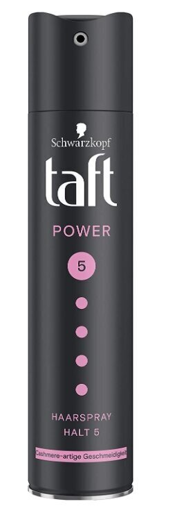 Taft, Power 5, Hiussuihke, 250 ml hinta ja tiedot | Kampaamotuotteet | hobbyhall.fi