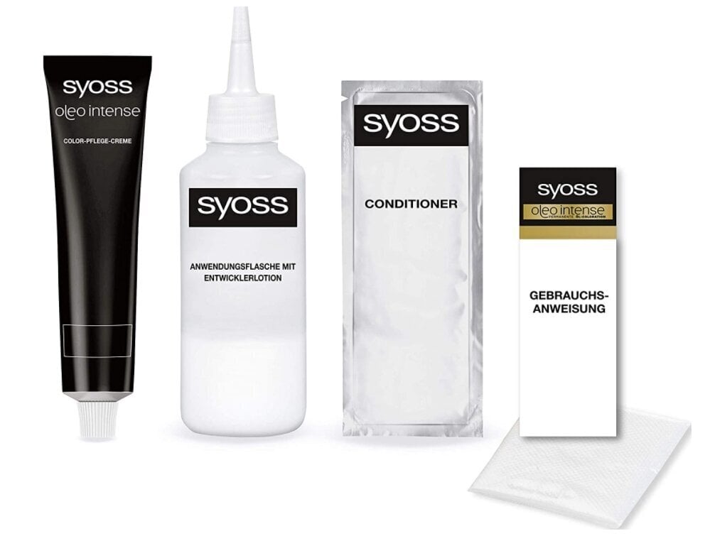 Syoss Oleo Intense Hiusväri, Luonnollinen Tumma Ruskea, 115 ml hinta ja tiedot | Hiusvärit | hobbyhall.fi