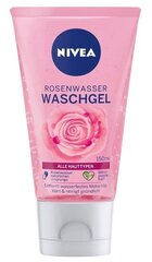 Nivea Ruusuvedellä Kosteutettu Puhdistusgeeli, 150 ml (Valmistettu Saksassa) hinta ja tiedot | Kasvojen puhdistusaineet | hobbyhall.fi