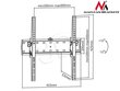 TV-teline MACLEAN 32-55 "MC-665 musta 40KG 400X400 hinta ja tiedot | TV-seinätelineet | hobbyhall.fi