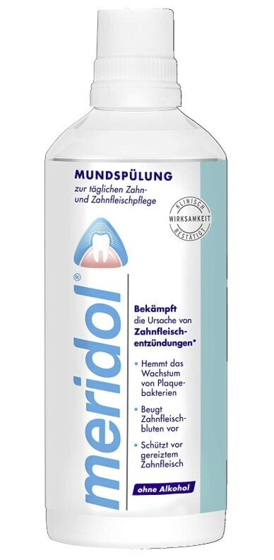 Meridol Hampaidenhuuhteluvesi 400ml - Laadukas saksalainen suuhygienia-tuote hinta ja tiedot | Suuhygienia | hobbyhall.fi