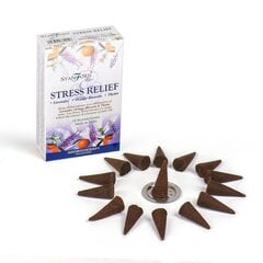 Cone Incense Stress Relief, Stamford, 30g hinta ja tiedot | Huonetuoksut | hobbyhall.fi