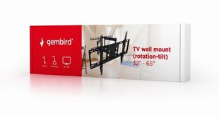 Gembird WM-65RT-03, (32”-65”), 40kg, seinäteline hinta ja tiedot | TV-seinätelineet | hobbyhall.fi