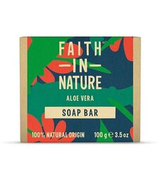 Aloe Vera saippua, Faith In Nature, 100g hinta ja tiedot | Saippuat | hobbyhall.fi