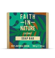 Saippua Kookos, Faith In Nature, 100g hinta ja tiedot | Saippuat | hobbyhall.fi