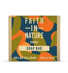 Saippua Appelsiini, Faith In Nature, 100g hinta ja tiedot | Saippuat | hobbyhall.fi