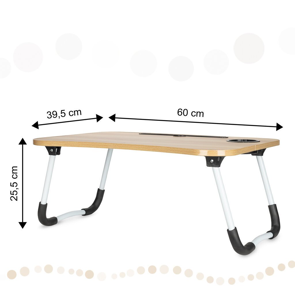 Taitettava kannettavan tietokoneen pöytä hinta ja tiedot | Tietokonepöydät ja työpöydät | hobbyhall.fi