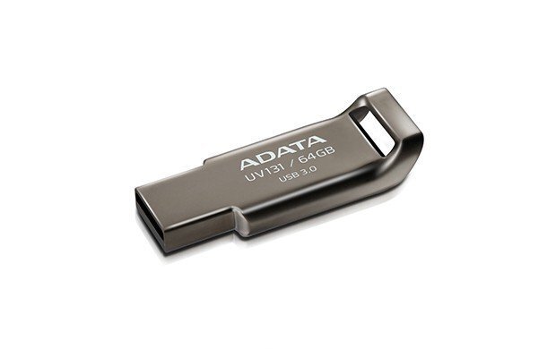 Muistitikku Adata UV131 64GB, USB 3.0, musta hinta ja tiedot | Muistitikut | hobbyhall.fi