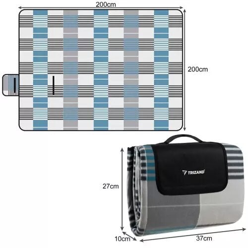 Rantamatto 200x200cm H8 hinta ja tiedot | Retkeilyalustat, piknikhuovat | hobbyhall.fi