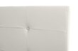 Sänky venetsialaisilla napeilla, päällystetty keinonahalla, valkoinen 5007,, 180 x 200 cm hinta ja tiedot | Sängyt | hobbyhall.fi