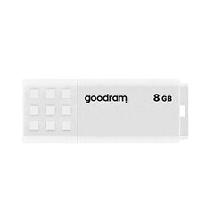GOODRAM FLASHDRIVE 8GB UME2 USB 2.0 WHITE hinta ja tiedot | Muistitikut | hobbyhall.fi