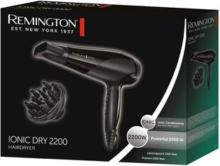 Remington Power Dry Ionic hiustenkuivaaja 2200 hinta ja tiedot | Hiustenkuivaajat | hobbyhall.fi