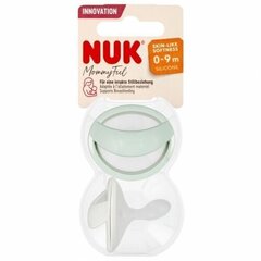 Silikoniset tutti Nuk Mommy Ful, 0-9 kk, 2 kpl. hinta ja tiedot | Tutit | hobbyhall.fi