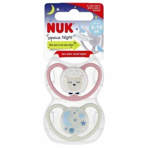 Tutit Nuk Space Night, 6-18 kk, 2 kpl hinta ja tiedot | Tutit | hobbyhall.fi