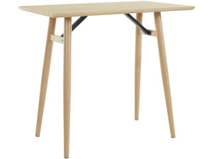 Pöytä Notio Living 100x60 cm, ruskea hinta ja tiedot | Ruokapöydät | hobbyhall.fi