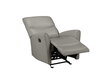 Nojatuoli recliner Notio Living Chesley, harmaa hinta ja tiedot | Nojatuolit | hobbyhall.fi