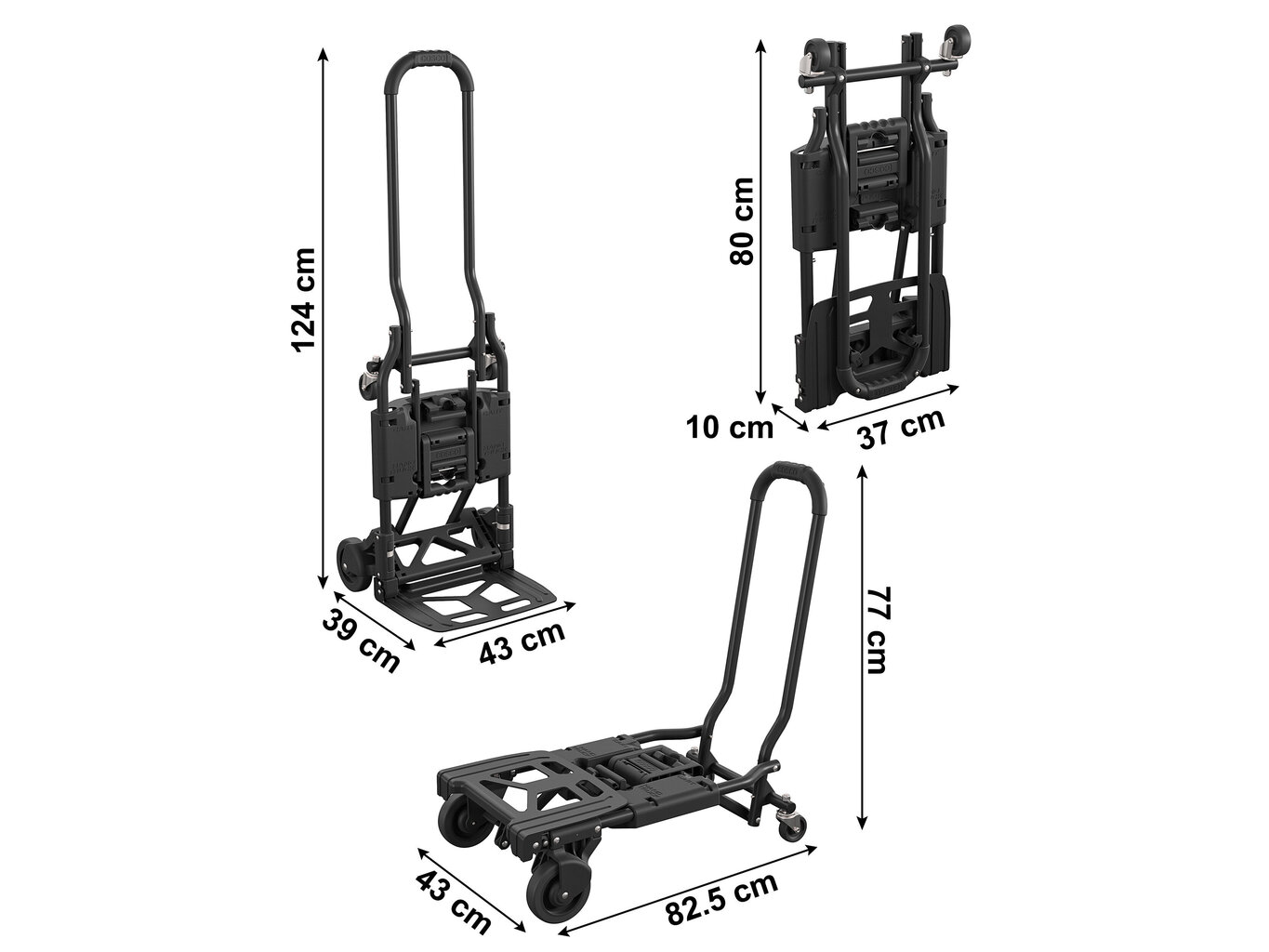 Kuljetuskärry 2in1 Notio Living Shifter, 1 kpl hinta ja tiedot | Käsityökalut | hobbyhall.fi