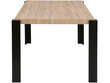 Ruokapöytä Loft24 Otago, ruskea/musta hinta ja tiedot | Ruokapöydät | hobbyhall.fi