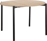 Ruokapöytä Notio Living, 110x110 cm, ruskea hinta ja tiedot | Ruokapöydät | hobbyhall.fi