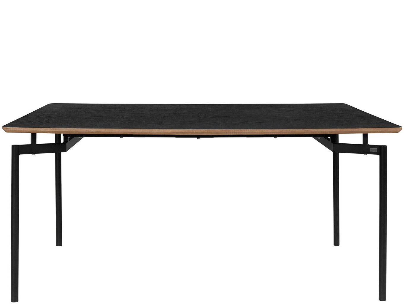 Ruokapöytä Notio Living, 160x90 cm, musta hinta ja tiedot | Ruokapöydät | hobbyhall.fi
