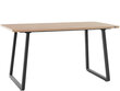 Ruokapöytä Notio Living, 160x90 cm, ruskea hinta ja tiedot | Ruokapöydät | hobbyhall.fi