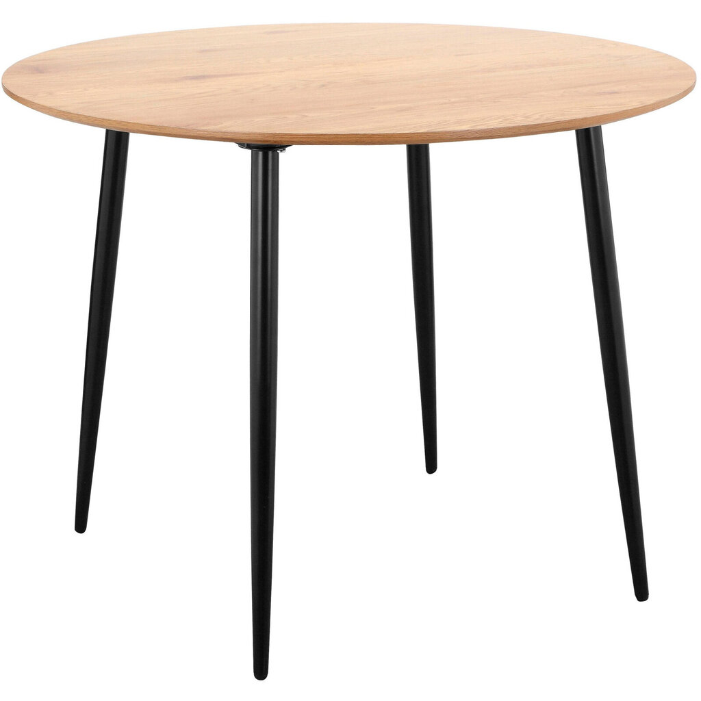 Pöytä Notio Living 100x100 cm, ruskea hinta ja tiedot | Ruokapöydät | hobbyhall.fi