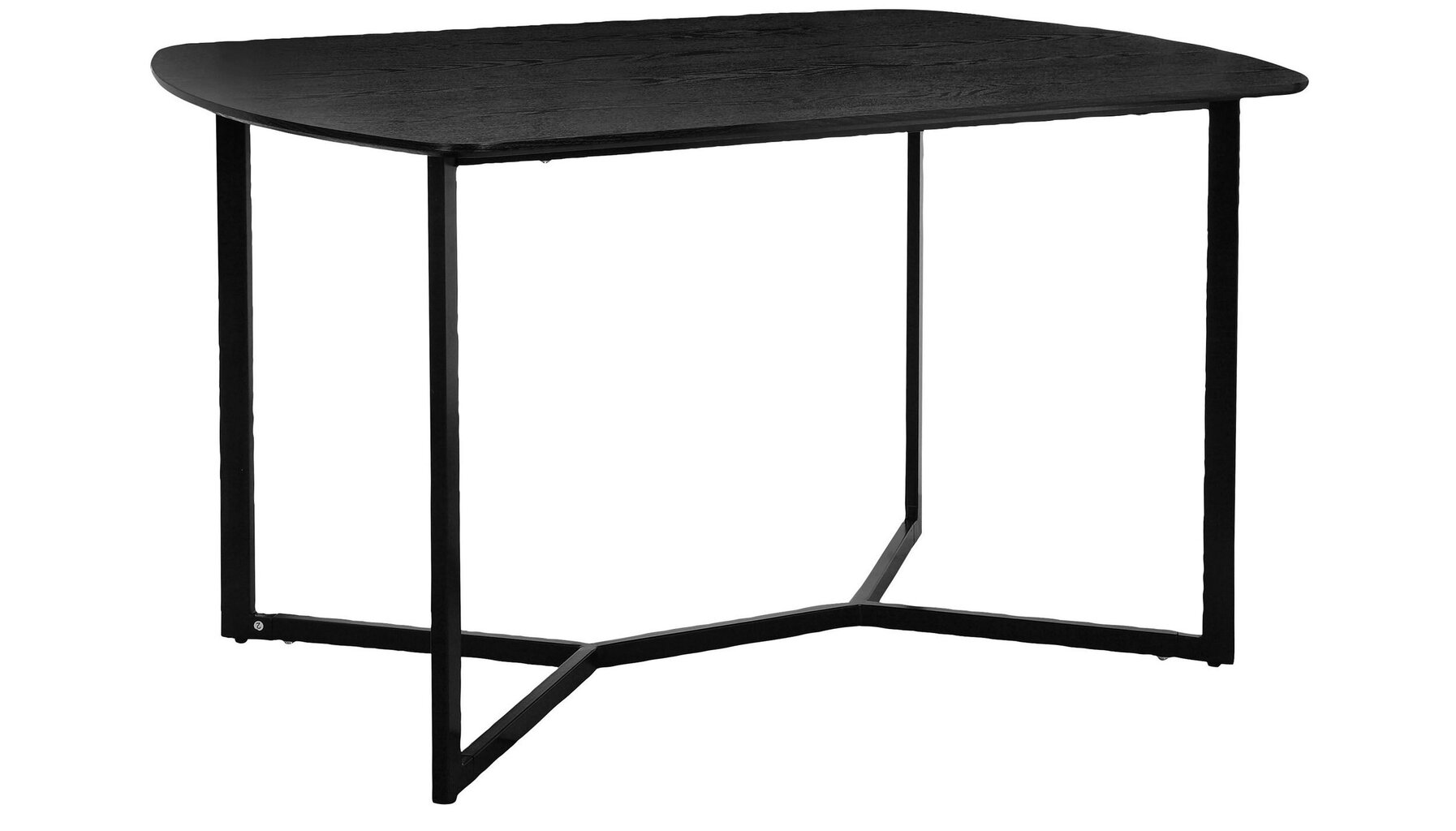 Ruokapöytä Notio Living, 140x90 cm, musta hinta ja tiedot | Ruokapöydät | hobbyhall.fi