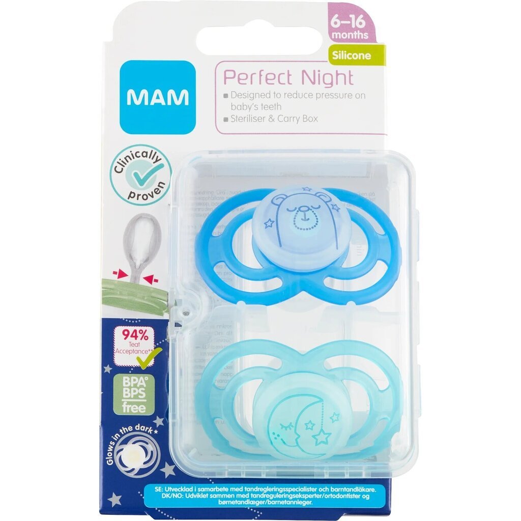 Tutit Mam Perfect Night, 6-16 kk, 2 kpl. hinta ja tiedot | Tutit | hobbyhall.fi