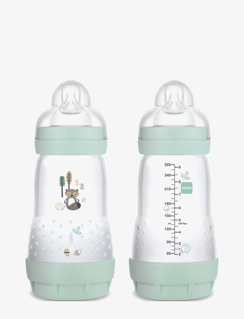 Pullo Mam Easy Start Anti-Colic, 0+ kk, 260 ml, 2 kpl. hinta ja tiedot | Tuttipullot ja tarvikkeet | hobbyhall.fi