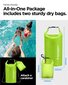 Spigen Aqua Shield WaterProof Dry Bag 20L + 2L A630, cactus green hinta ja tiedot | Puhelimen kuoret ja kotelot | hobbyhall.fi