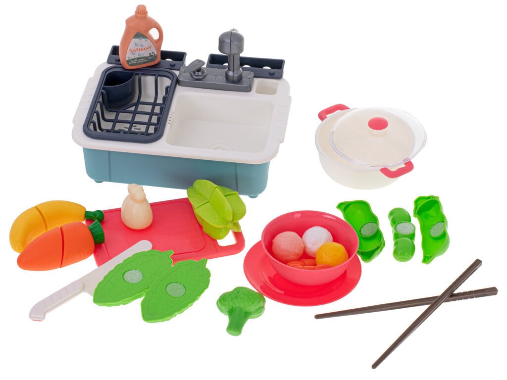 Lasten astianpesuallas tarvikkeineen, Happy Little Chef hinta ja tiedot | Tyttöjen lelut | hobbyhall.fi