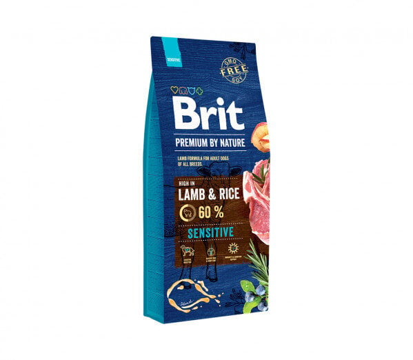 Brit Premium By Nature Sensitive Lamb kuivaruoka koirille., 3 kg hinta ja tiedot | Koiran kuivaruoka | hobbyhall.fi