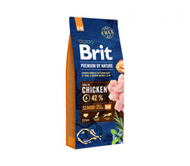 Brit Premium By Nature Senior S/M kuivaruoka koirille, 3 kg hinta ja tiedot | Koiran kuivaruoka | hobbyhall.fi