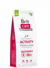 Brit Care Sustainable Activity Chicken&Insect -kuivaruoka aktiivisille koirille, 12 kg hinta ja tiedot | Koiran kuivaruoka | hobbyhall.fi