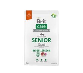 Brit Care Hypoallergenic Senior Lamb hypoallergeeninen kuivaruoka koirille., 3 kg hinta ja tiedot | Koiran kuivaruoka | hobbyhall.fi