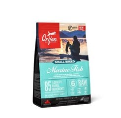 Orijen Small Breed Marine Fish viljaton kuivaruoka koirille, 1,8 kg hinta ja tiedot | Koiran kuivaruoka | hobbyhall.fi