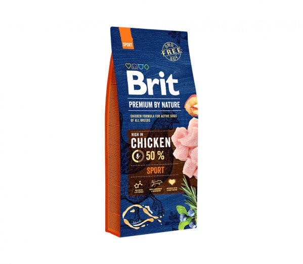 Brit Premium By Nature Sport kuivaruoka aktiivisille koirille, 3 kg hinta ja tiedot | Koiran kuivaruoka | hobbyhall.fi