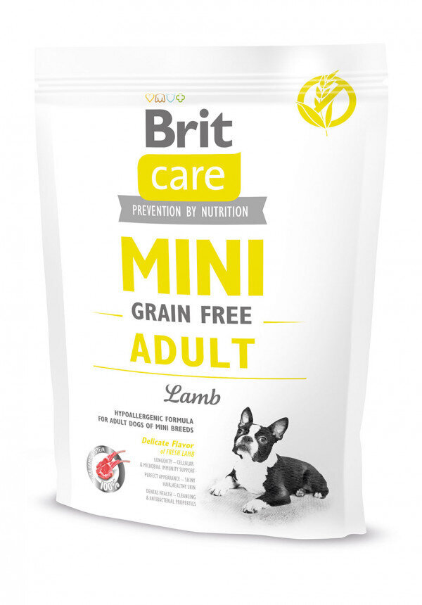 Brit Care Mini Adult Lamb kuivaruoka koirille, 0,4 kg hinta ja tiedot | Koiran kuivaruoka | hobbyhall.fi