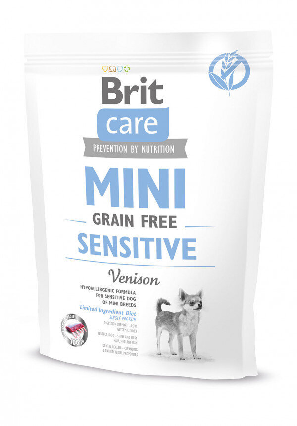 Brit Care Mini Sensitive kuivaruoka koirille, 2 kg hinta ja tiedot | Koiran kuivaruoka | hobbyhall.fi