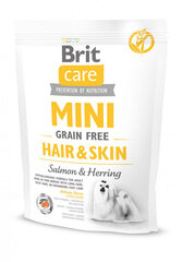 Brit Care Mini Hair&Skin kuivaruoka, 2 kg hinta ja tiedot | Koiran kuivaruoka | hobbyhall.fi