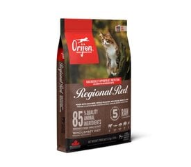 Orijen Regional Red Cat viljaton kissan kuivaruoka, 1,8 kg hinta ja tiedot | Kissan kuivaruoka | hobbyhall.fi