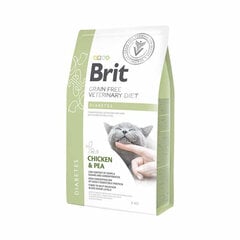 Brit GF Veterinary Diets Cat Diabetes kuivaruoka kissoille, 2 kg hinta ja tiedot | Kissan kuivaruoka | hobbyhall.fi