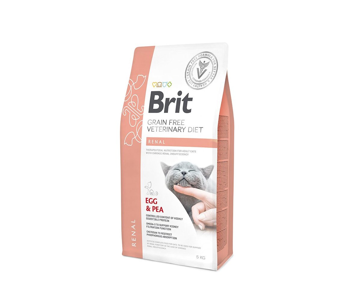 Brit GF Veterinary Diets Cat Renal kuivaruoka kissoille, 2 kg hinta ja tiedot | Kissan kuivaruoka | hobbyhall.fi